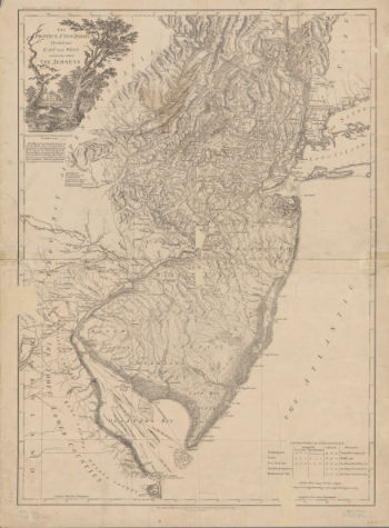 1777 Map of the Province of New Jersey  divided into East and West commonly called the Jerseys